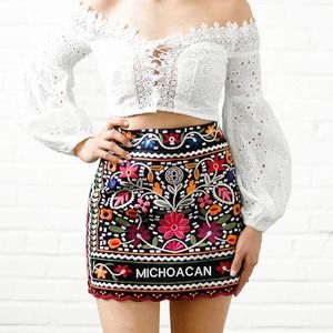 NWT Herencia Collection State Reina Skirt / Size Small